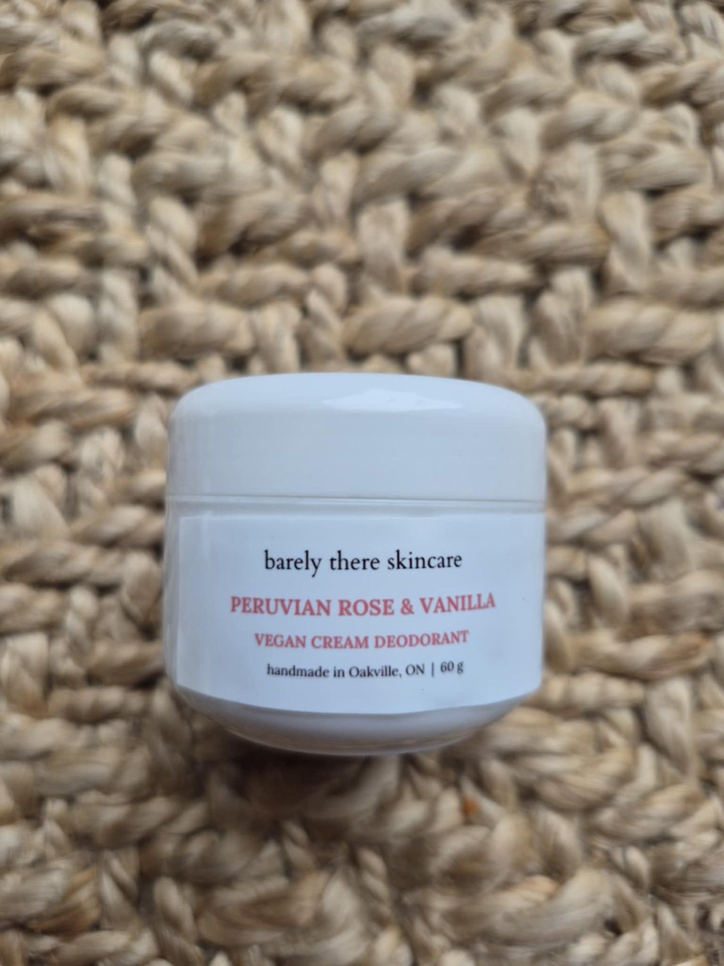 PERUVIAN ROSE & VANILLA VEGAN CREAM DEODORANT