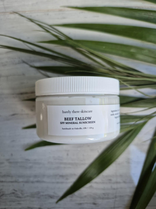 NEW: Beef Tallow SPF Mineral Sunscreen